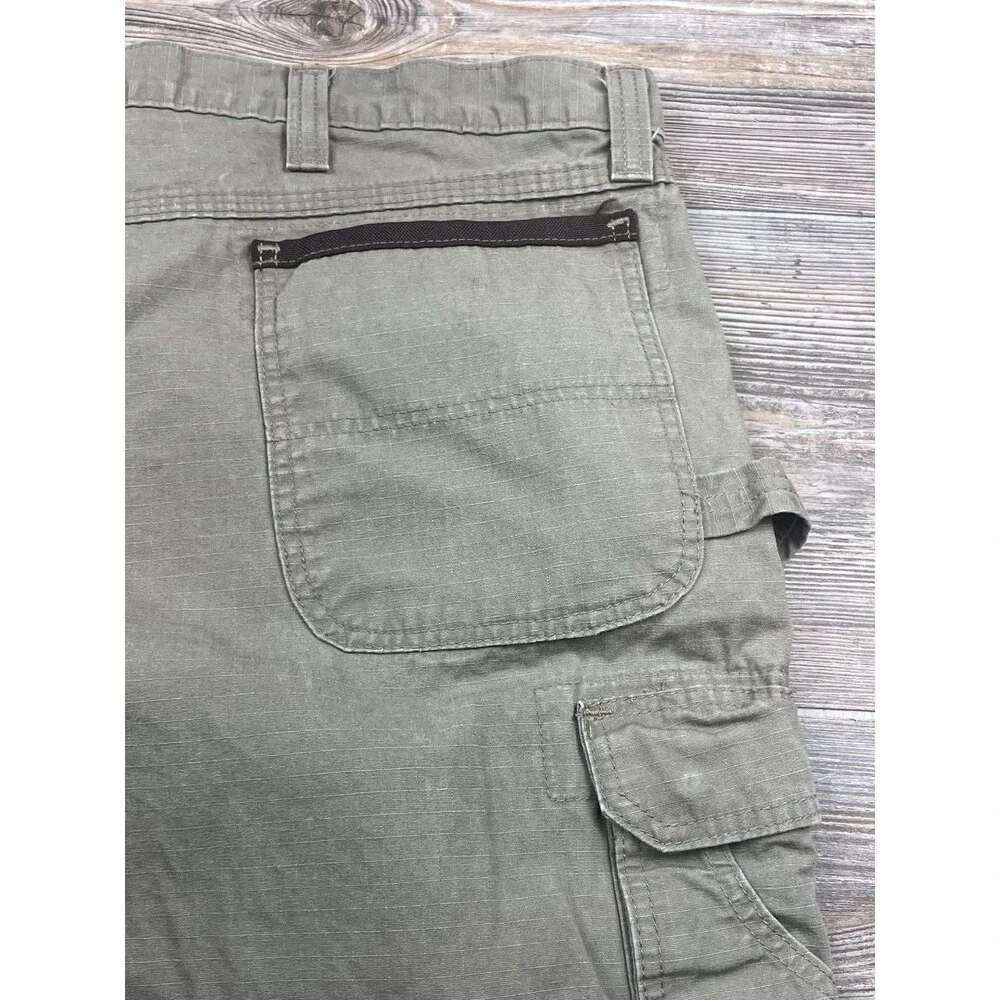 Wrangler Riggs WorkWear Cargo Carpenter Pants Mens 48x30‎ Cotton Canvas Ripstop